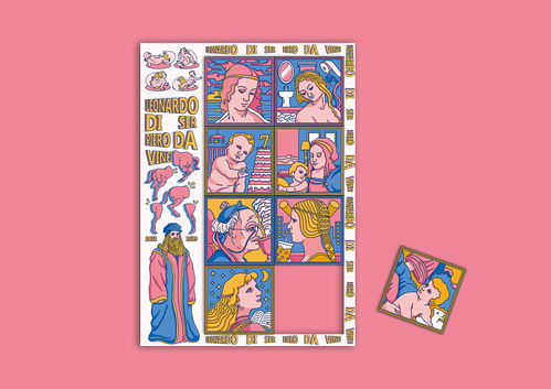 文藝復興大師達 芬奇主視覺及文創(chuàng)設計